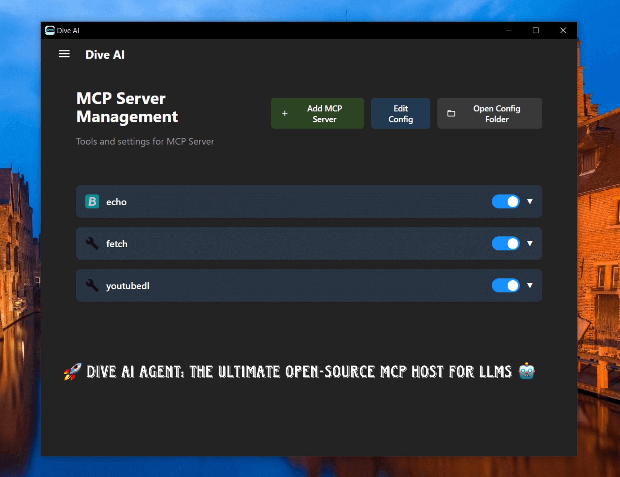 You are currently viewing 🚀 Dive AI Agent: The Ultimate Open-Source MCP Host for LLMs 🤖