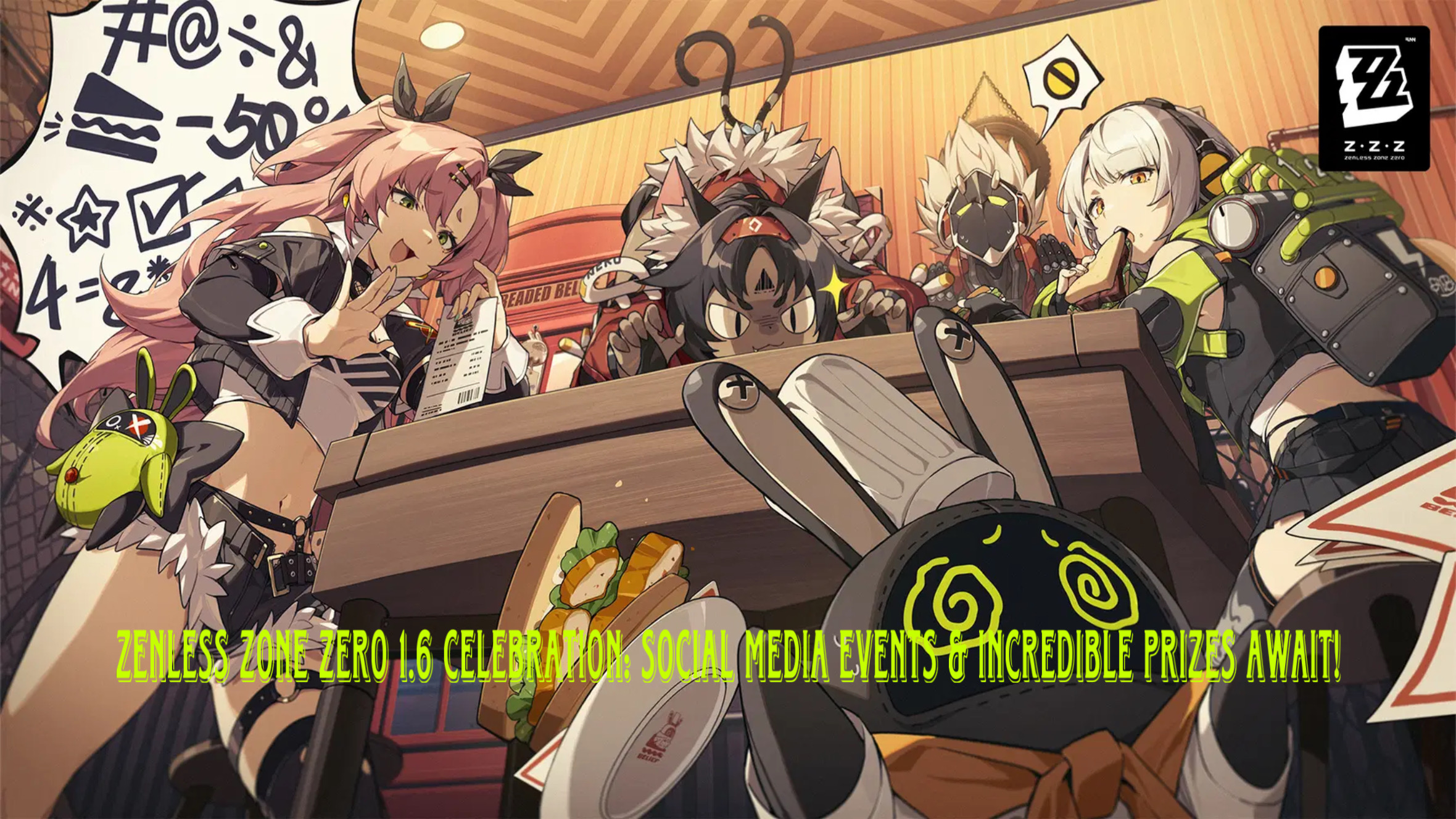 Read more about the article Zenless zone zero 1.6 Celebration: Social Media Events & Incredible Prizes Await!