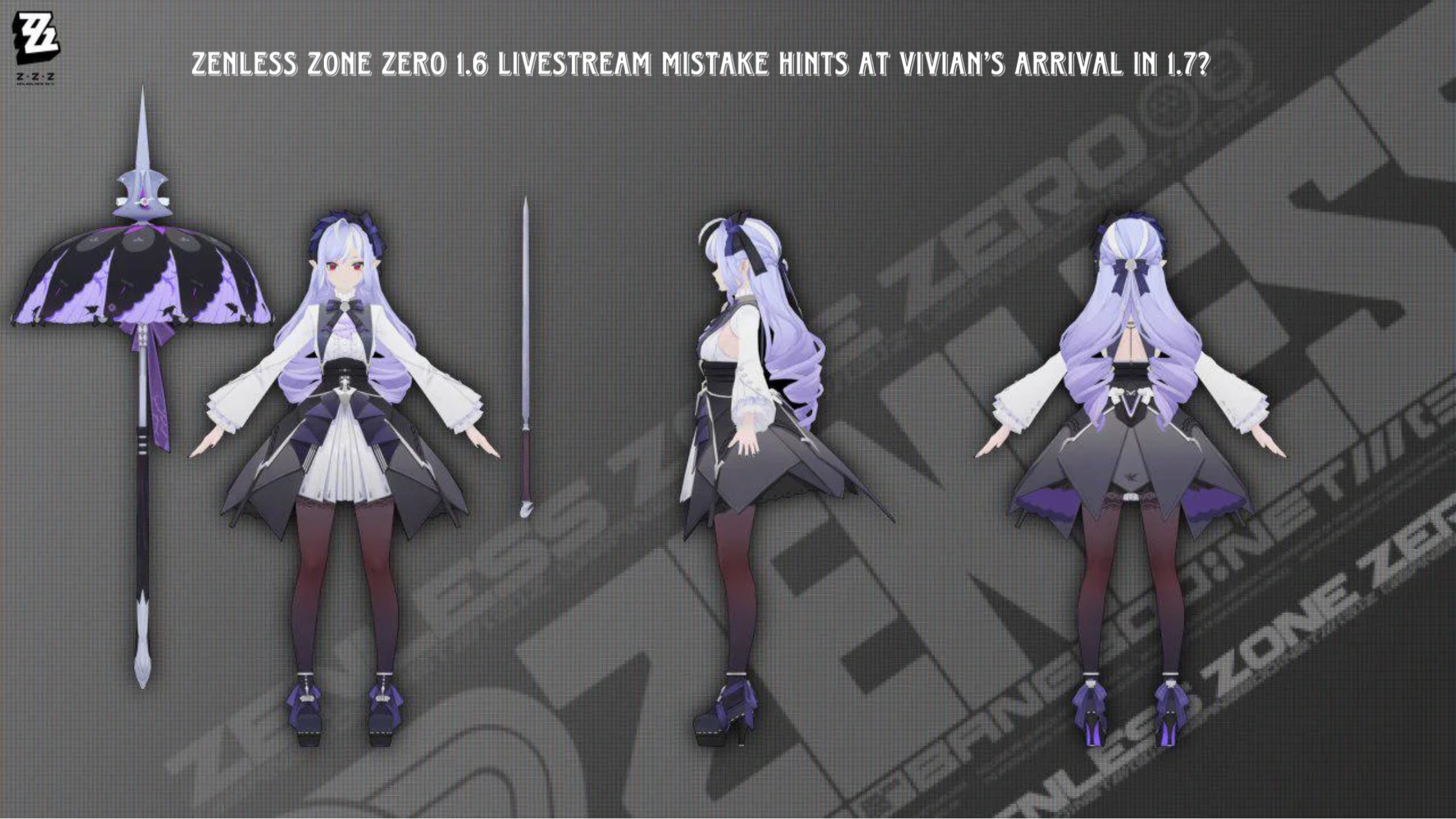 Read more about the article Zenless Zone Zero 1.6 Livestream Mistake Hints at Vivian’s Arrival in 1.7?