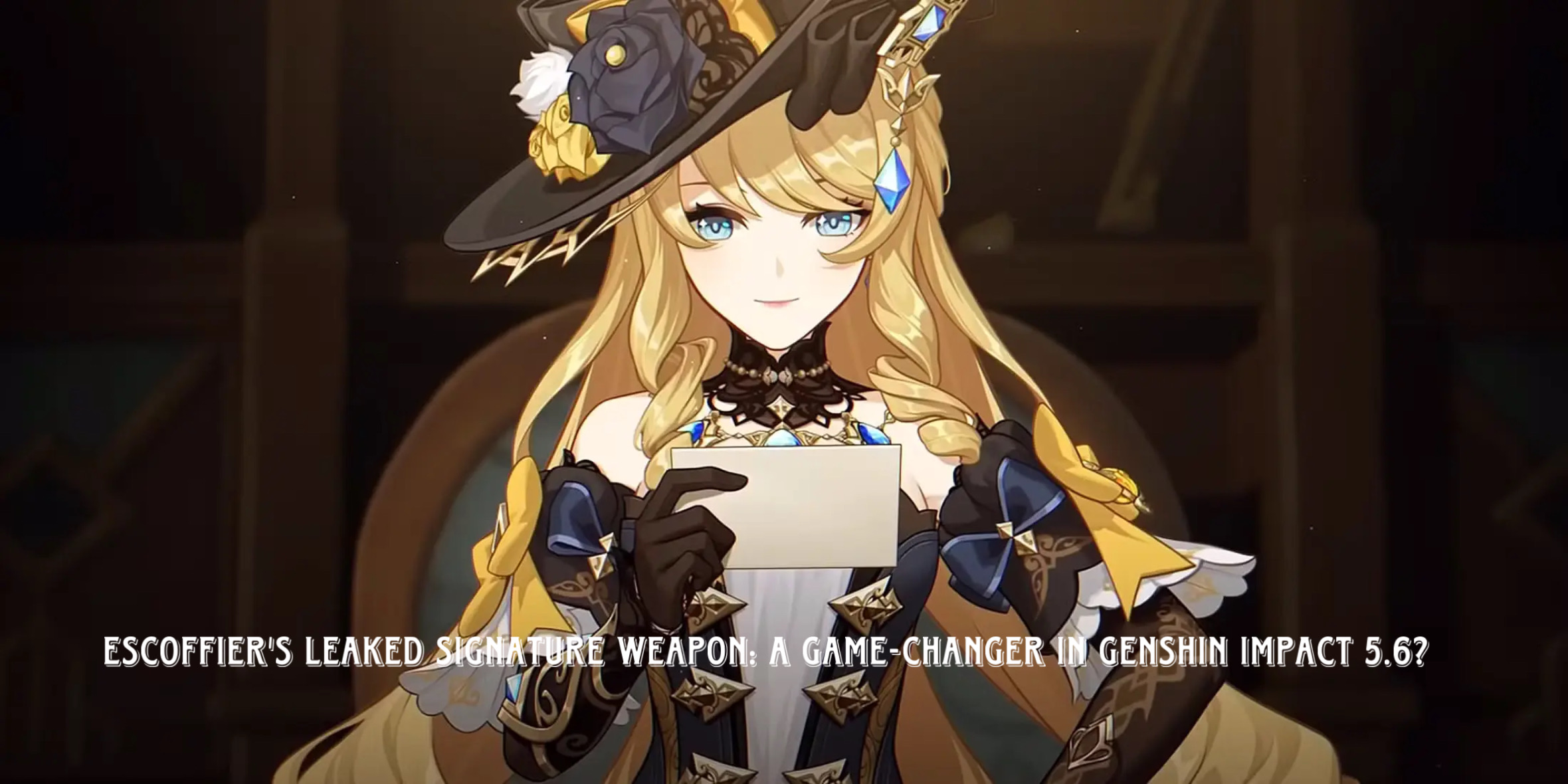 You are currently viewing Escoffier’s Leaked Signature Weapon: A Game-Changer in Genshin Impact 5.6?