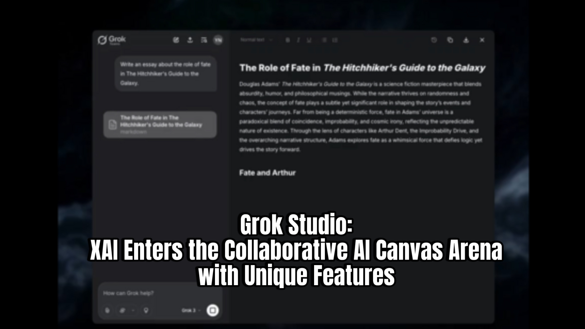 Read more about the article Grok Studio: XAI Enters the Collaborative AI Canvas Arena with Unique Features(Bolt.new alternative)