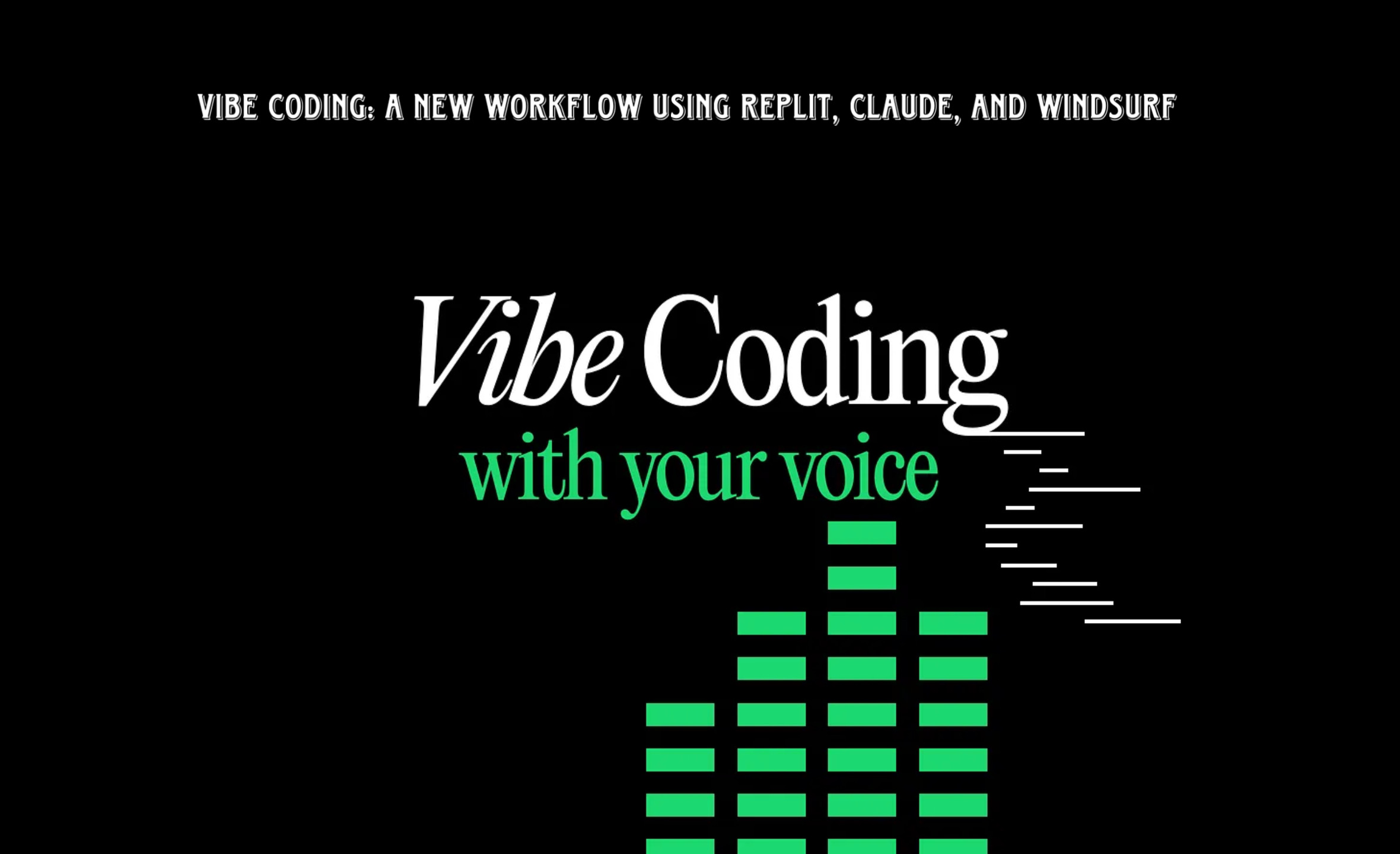 Read more about the article Vibe Coding: A New Workflow Using Replit, Claude, and Windsurf
