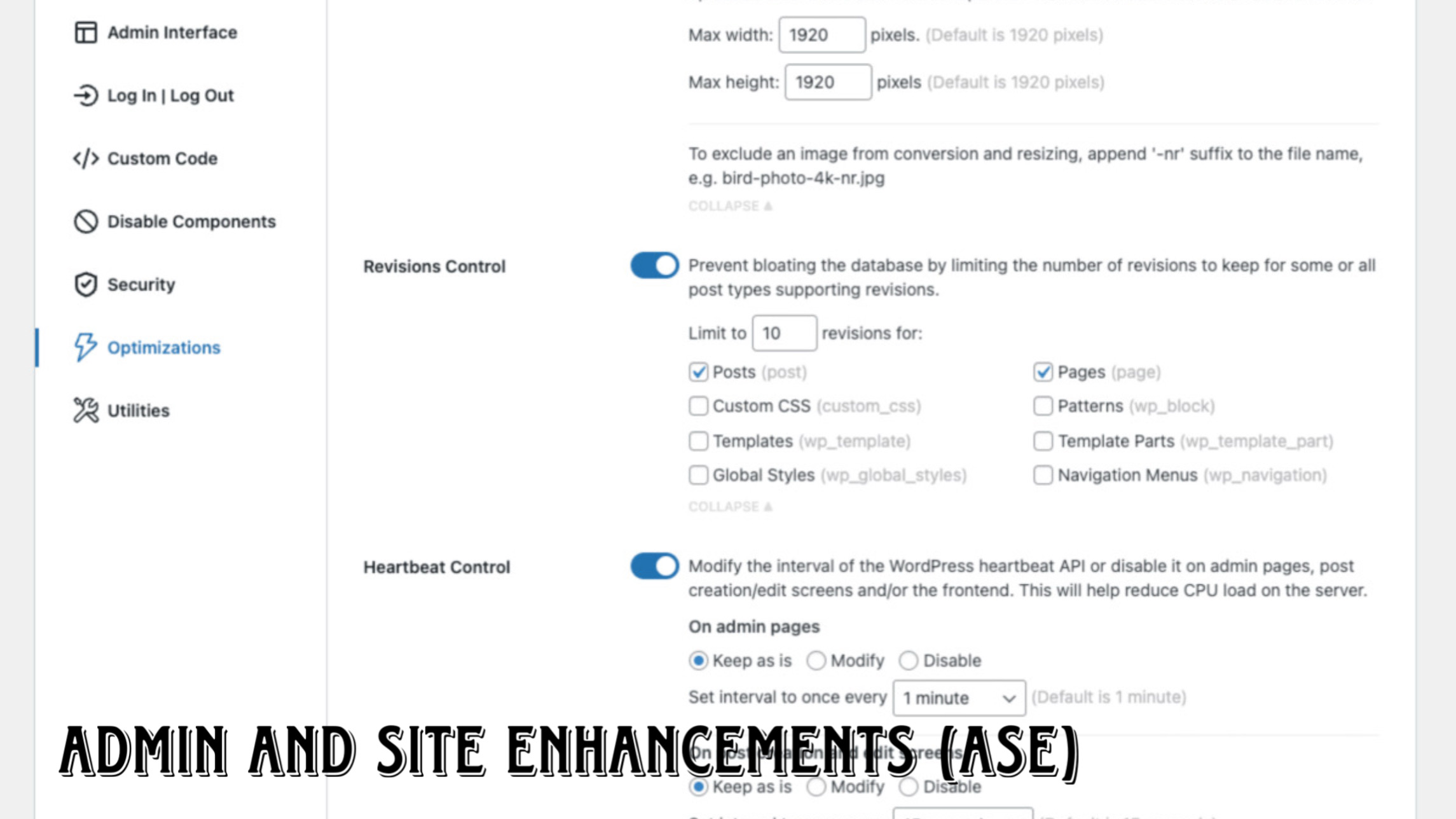 Read more about the article Admin and Site Enhancements (ASE)| 1 PLUGIN =100PLUGINS