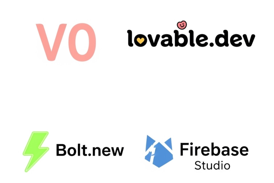 Read more about the article Comparing V0, lovable.dev , Bolt.new and Firebase studio