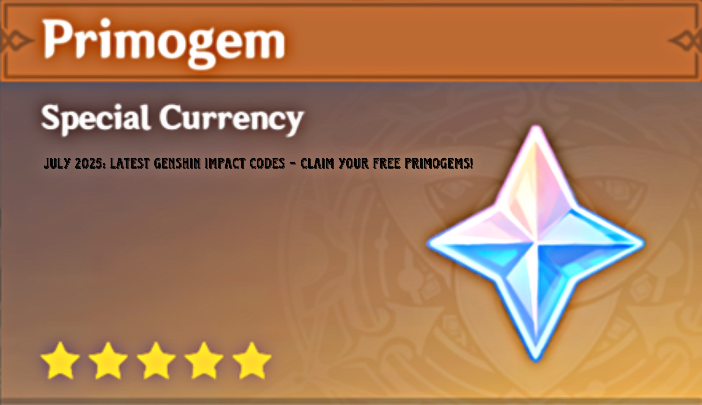 Read more about the article July 2025: Latest Genshin Impact Codes – Claim Your Free Primogems!