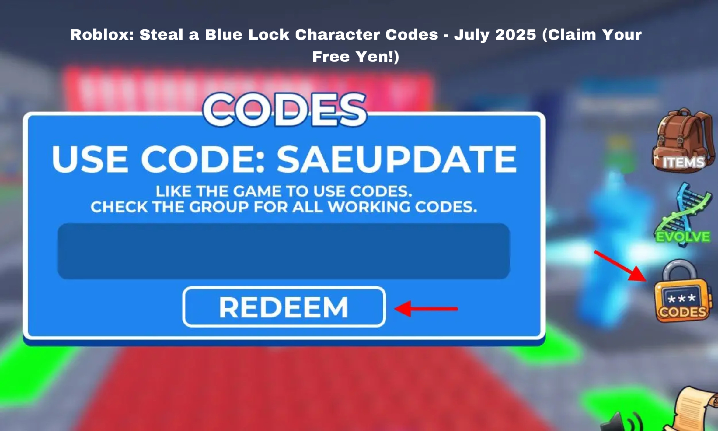 Read more about the article Roblox: Steal a Blue Lock Character Codes – July 2025 (Claim Your Free Yen!)